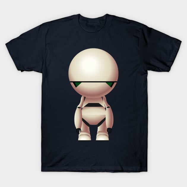 Marvin The Paranoïd Android T-Shirt by AtelierNab